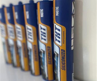 چسب ماستیک سفید خمیر درزگیر بزرگ تی اچ تی (THT PLUS)